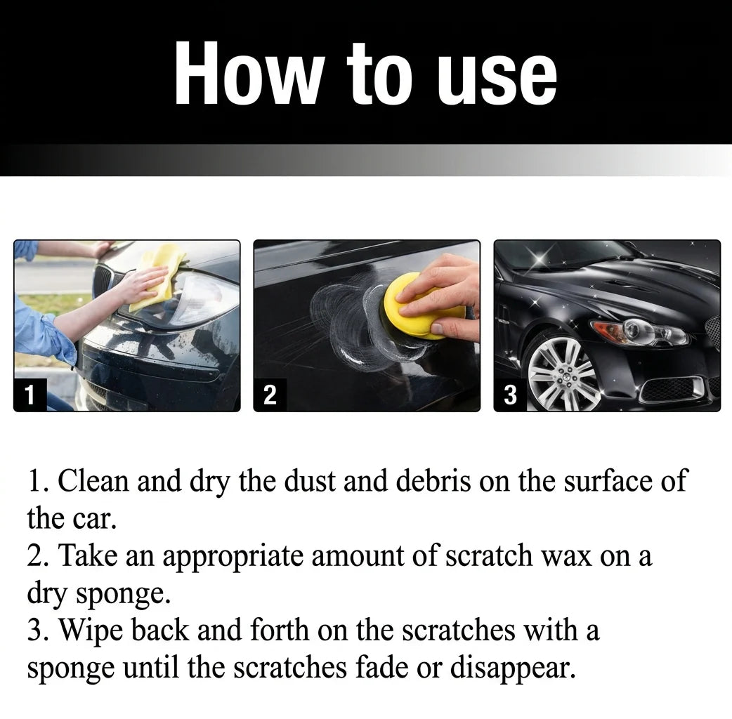 Car Scratch Removal Wax (Buy 1 Get 1 Free)